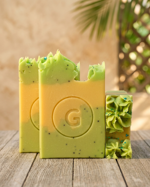 Jabón Artesanal Piña + Kiwi