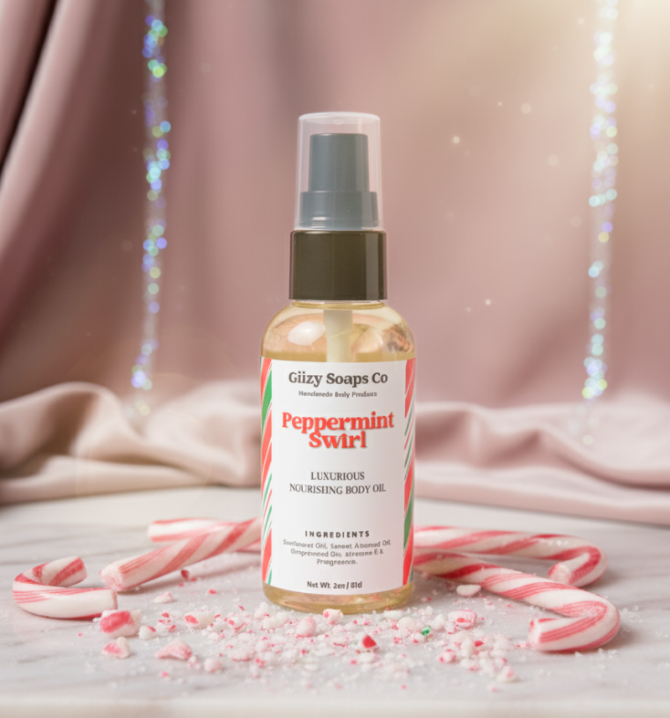 Peppermint Swirl Lux Body Oil