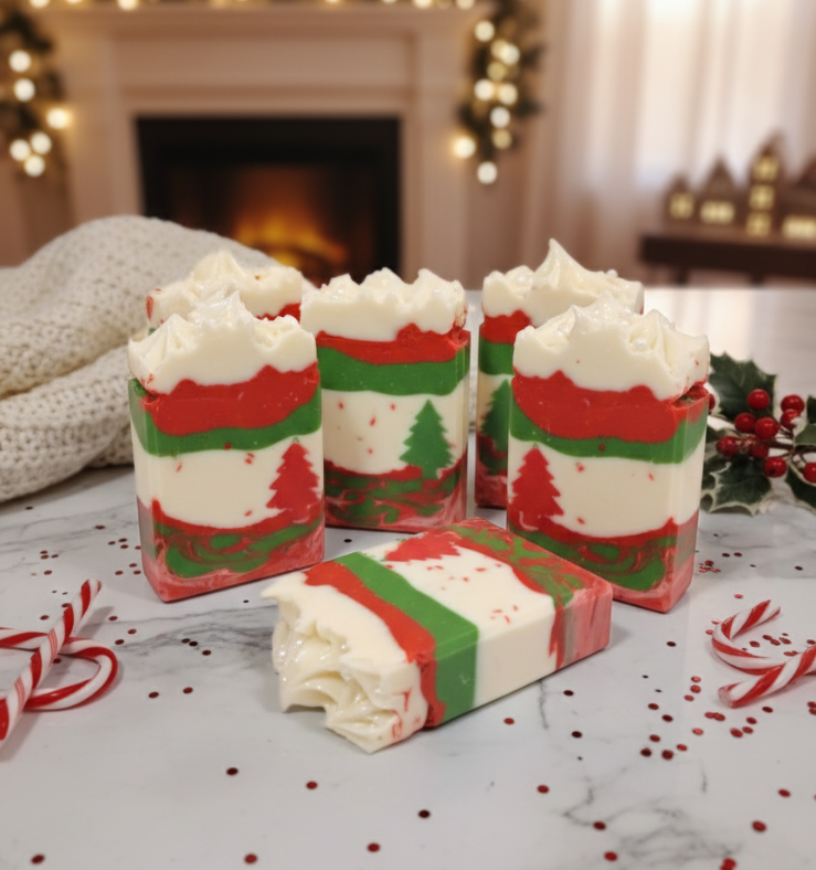 Peppermint Swirl Soap