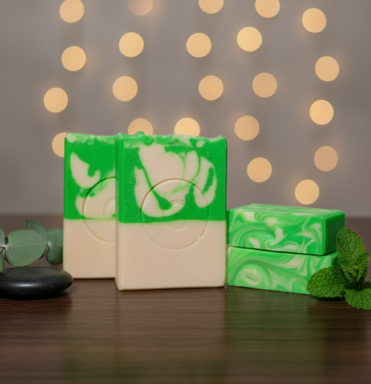 Jabón de Eucalipto y Menta Verde