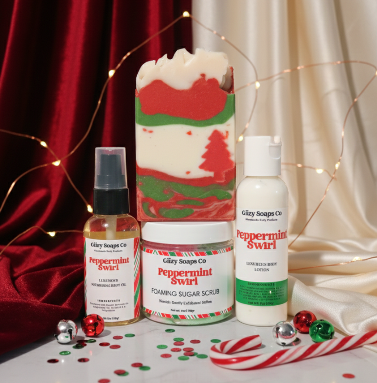 Peppermint Swirl Self Care Bundle & Kit