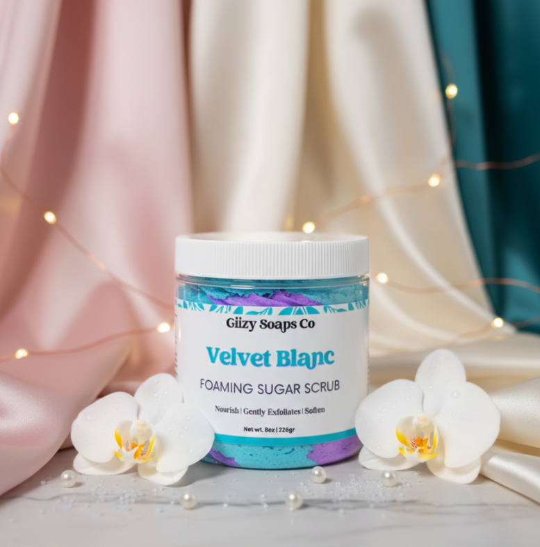 Velvet Blanc Foaming Scrub