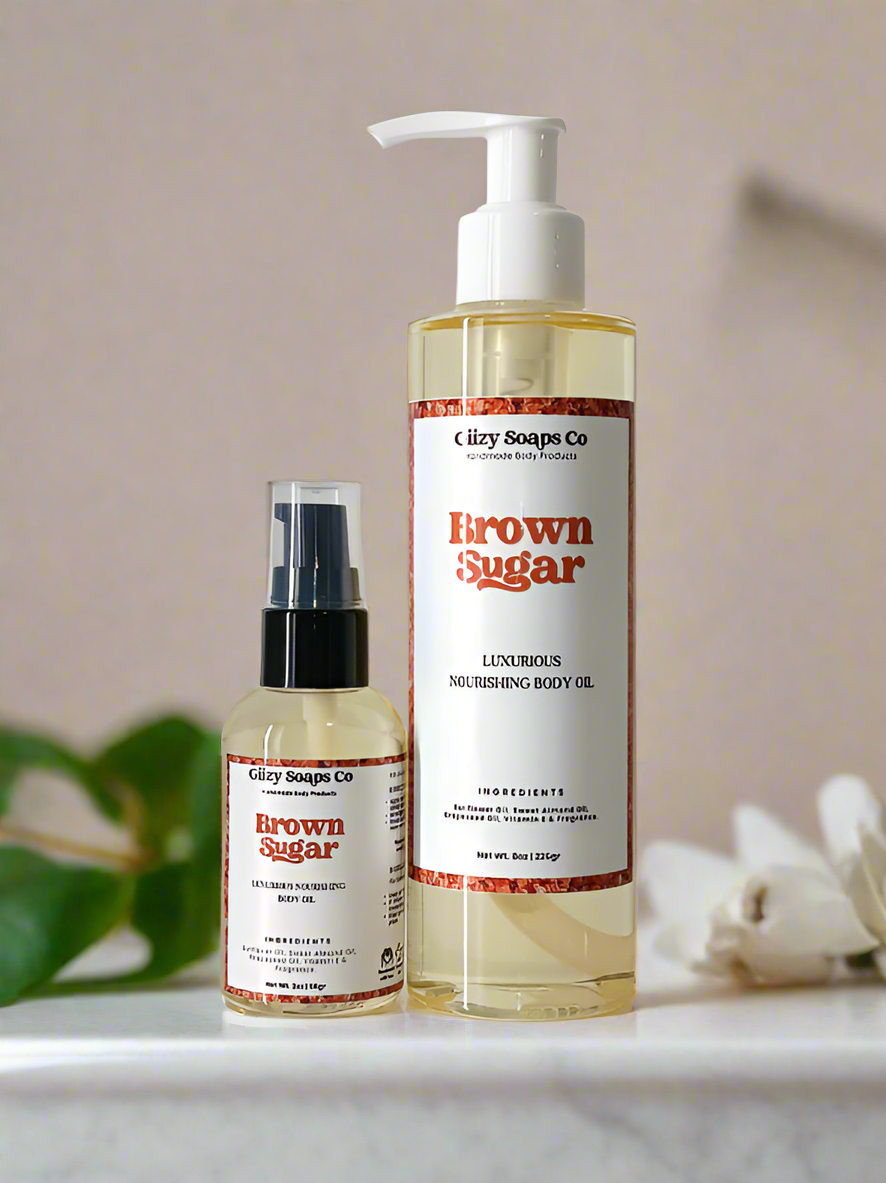 Aceite Corporal de Azúcar Morena