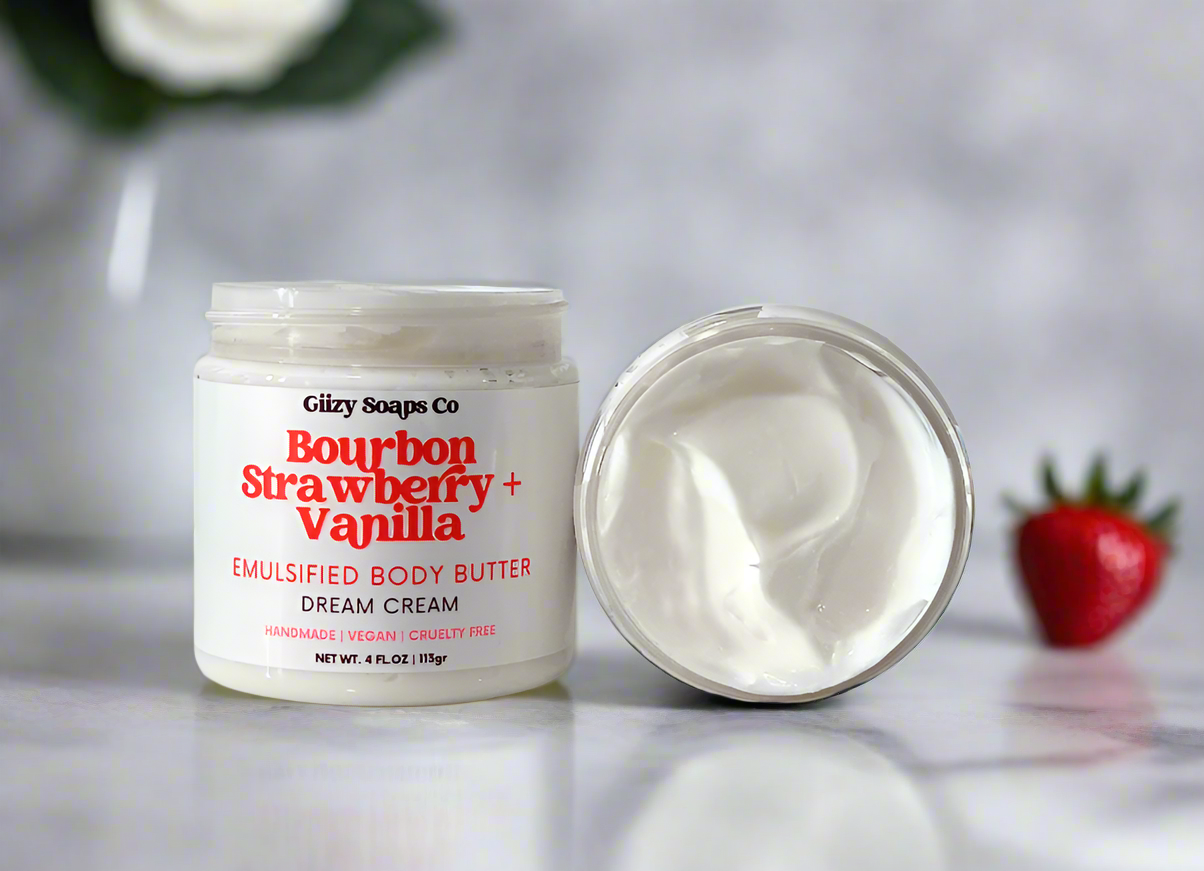 Bourbon Fresa + Vainilla - Mantequilla Corporal Emulsionada