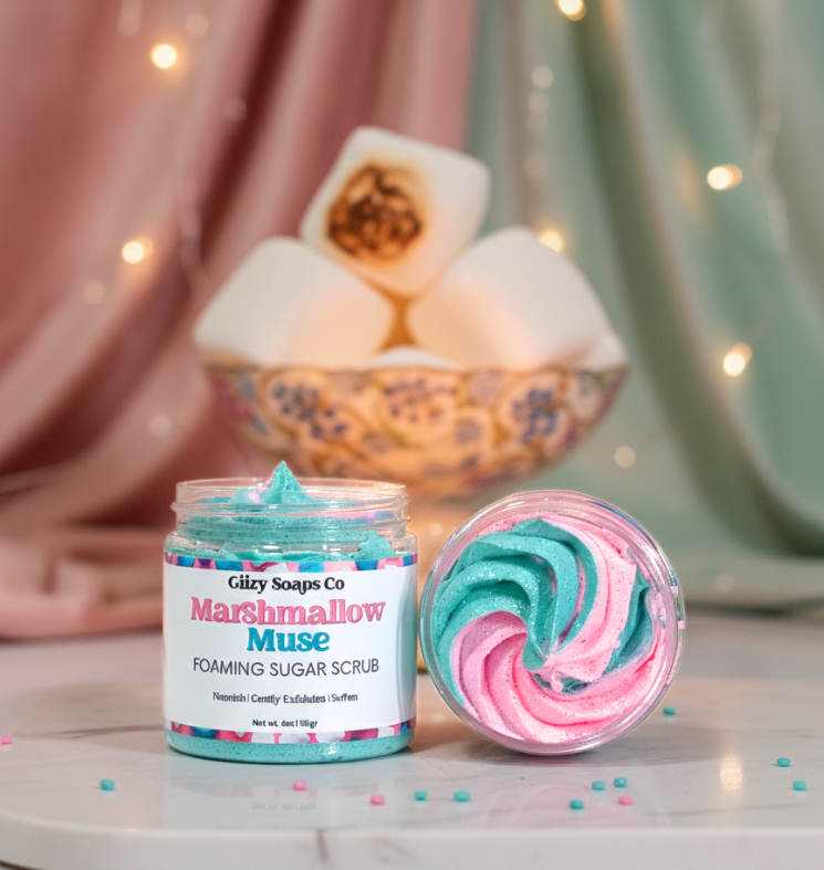 Marshmallow Muse Foaming Scrub