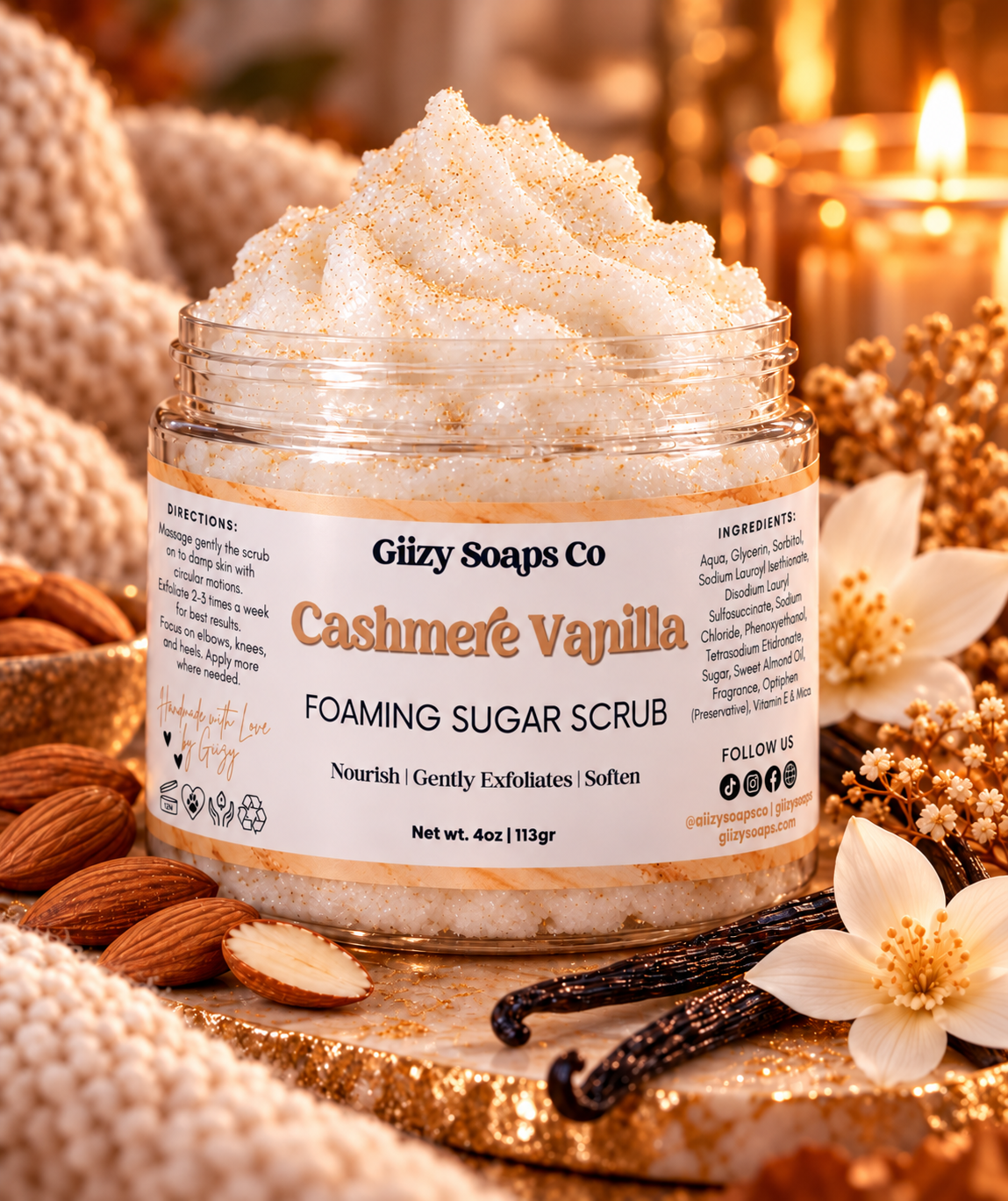 Exfoliante Espumoso Cashmere & Vanilla 🤎