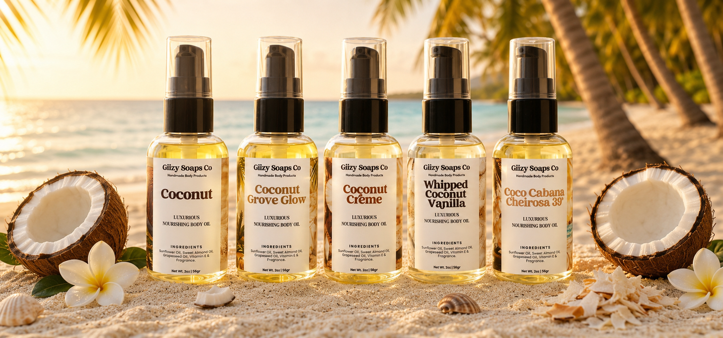 Coconut Lovers Lux Body Oil Bundle 🥥🌴