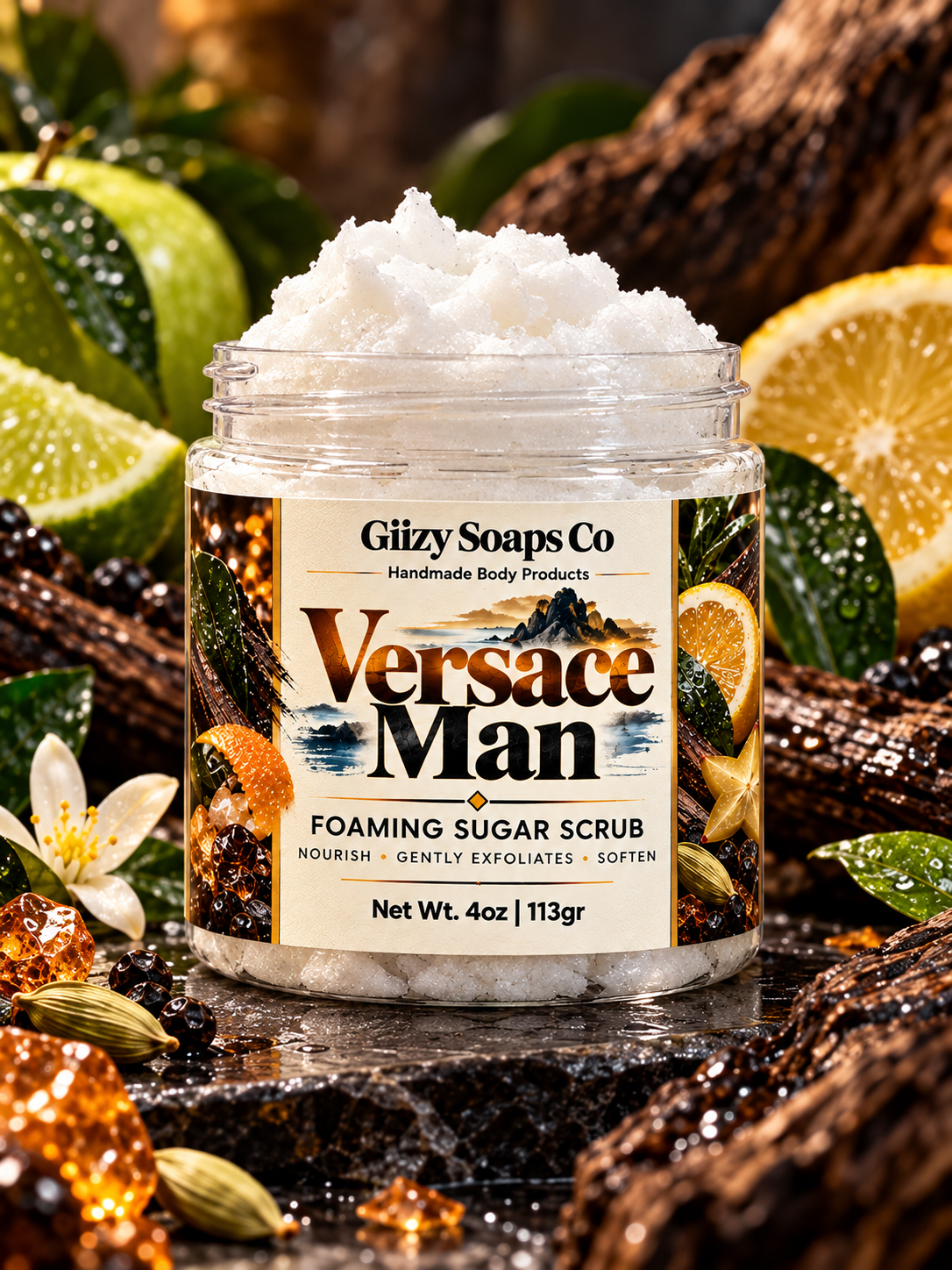 Exfoliante Espumoso Versace Man 🔥