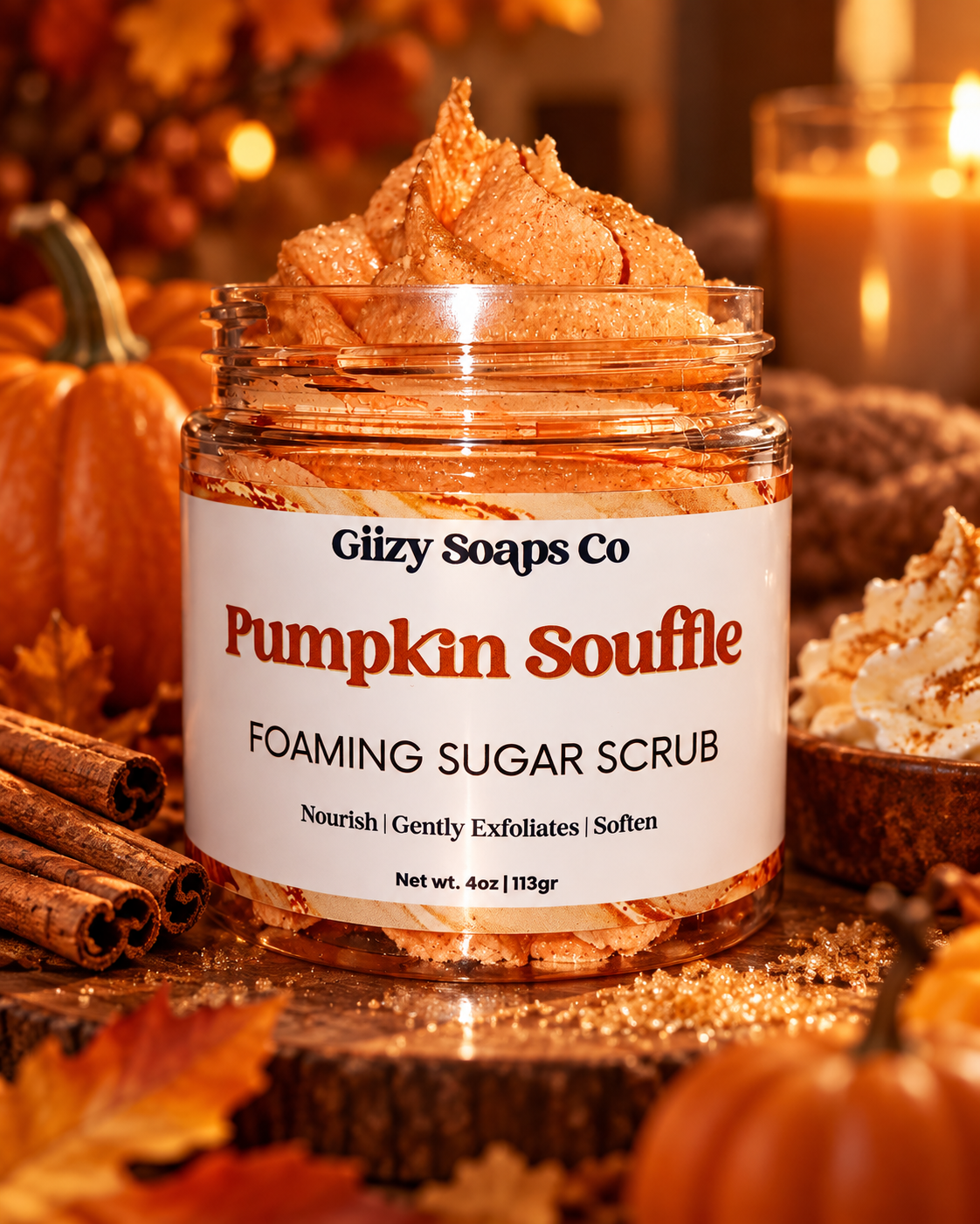 Pumpkin Souffle 🎃 Foaming Scrub