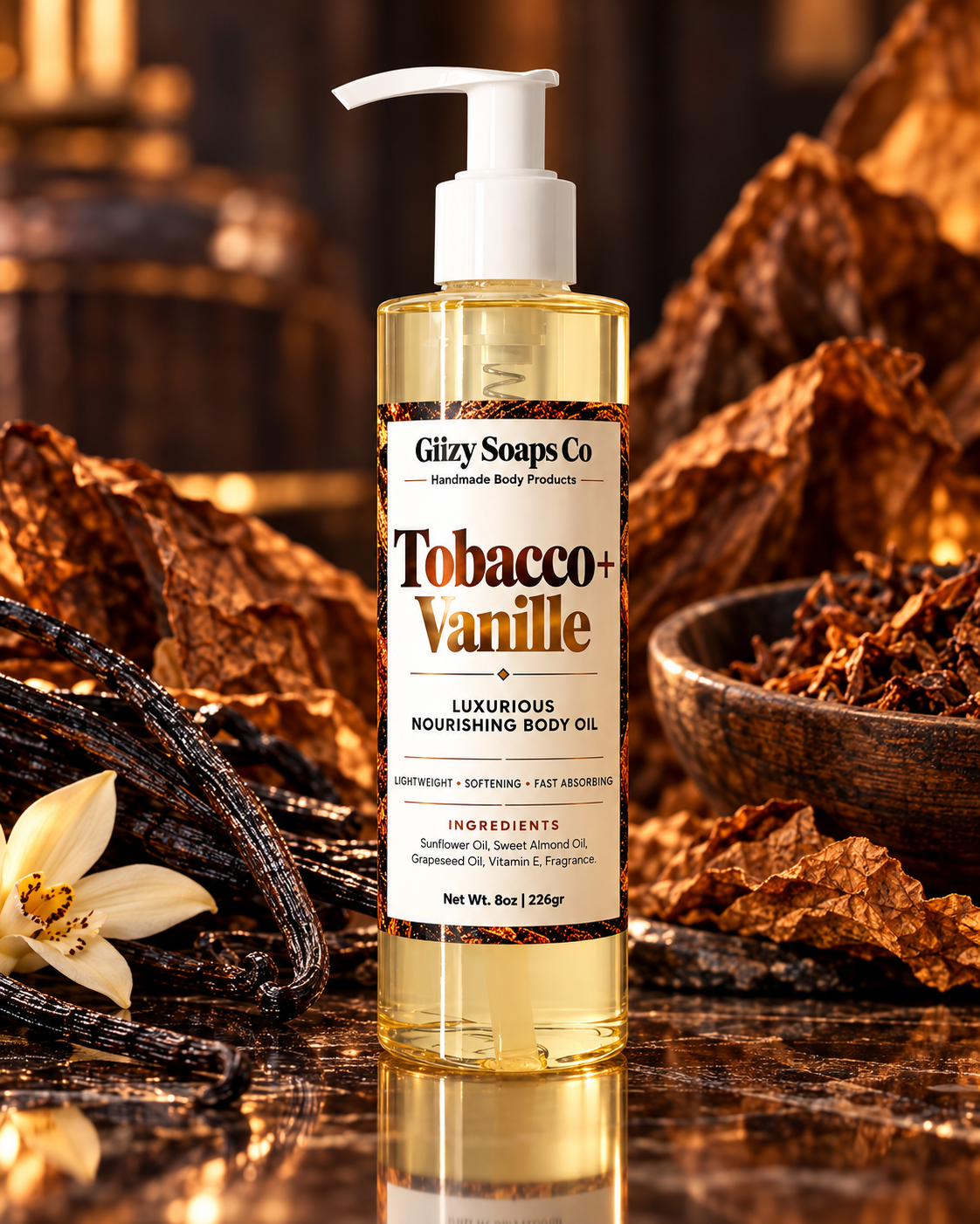 Aceite Corporal Lux Tobacco + Vanille