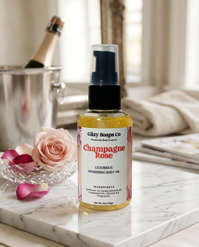 Champagne Rose Lux Body Oil 🥂🌹