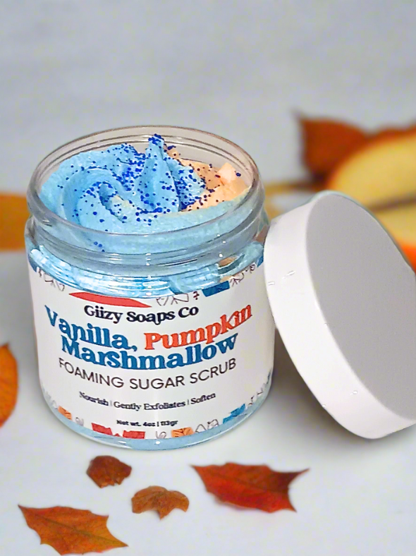 Vanilla Pumpkin Marshmallow Foaming Scrub