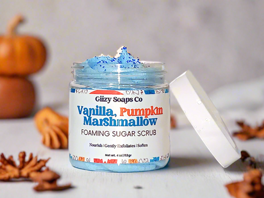 Vanilla Pumpkin Marshmallow Foaming Scrub
