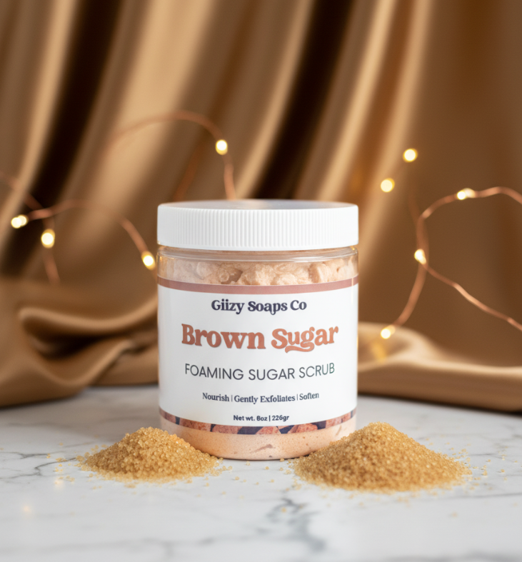 Exfoliante Corporal de Azúcar Morena