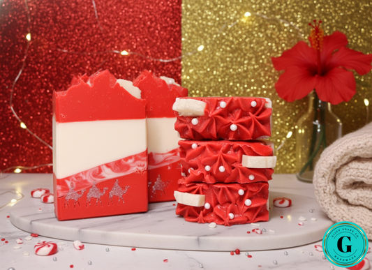 Candy Cane Soap