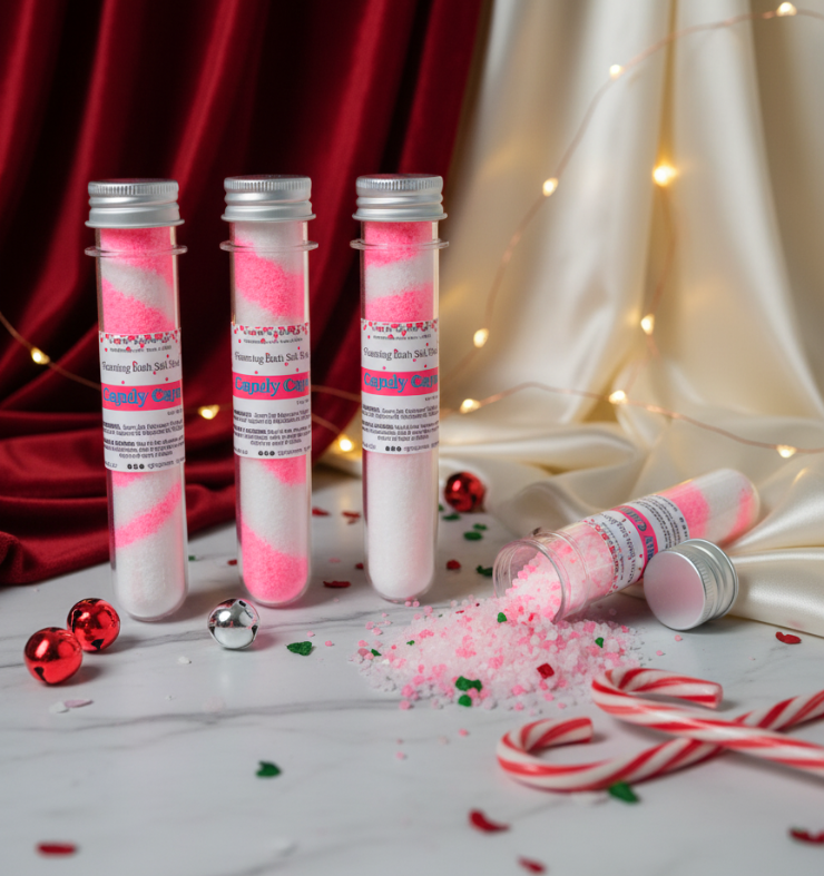 Foaming Bath Salt Tubes (Seasonal)
