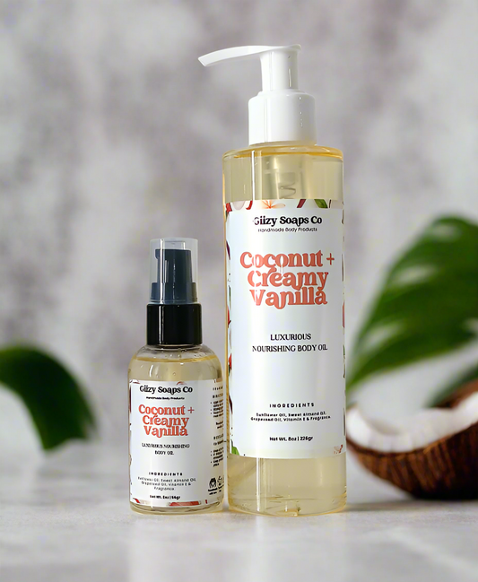 Aceite Corporal de Coconut + Vainilla Cremosa