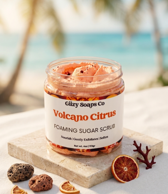 Volcano Foaming Scrub
