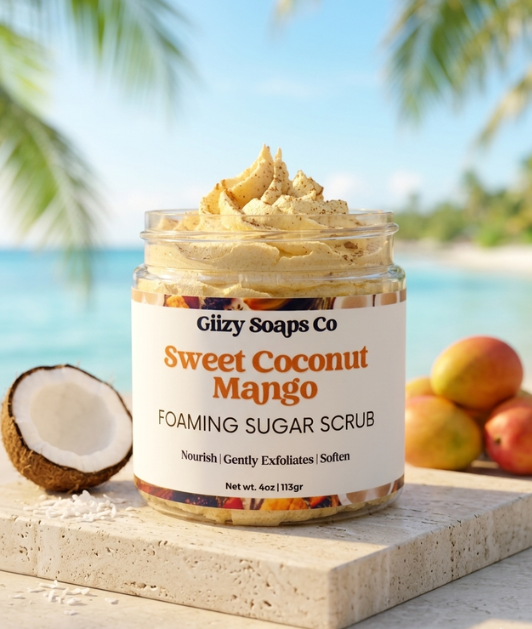 Sweet Coco Mango Foaming Scrub