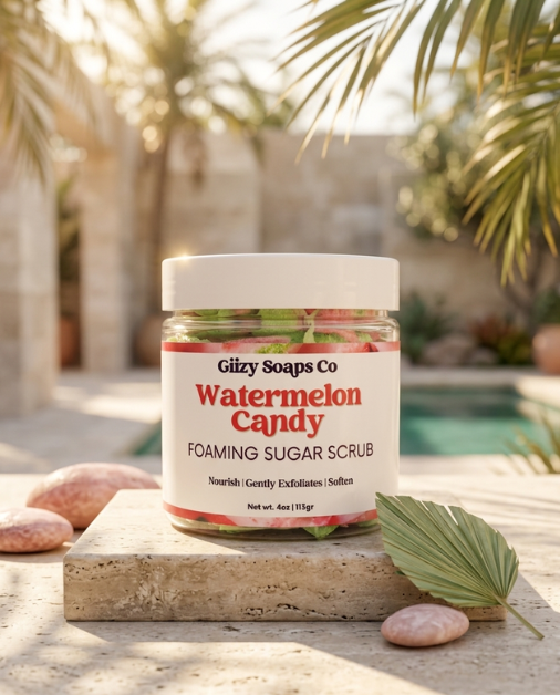 Watermelon Candy Foaming Scrub