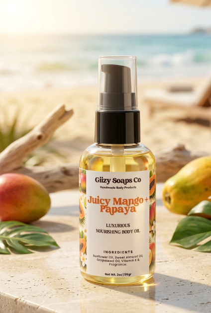 Juicy Papaya + Mango Lux Body Oil