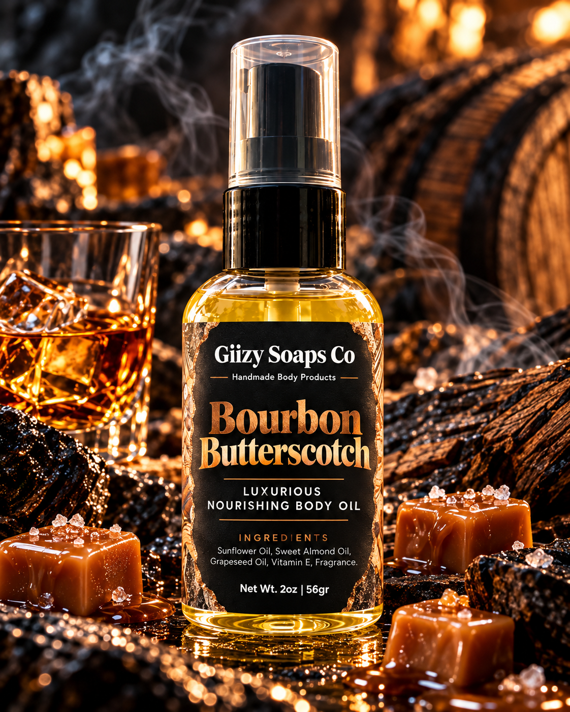Bourbon Butterscotch Lux Body Oil