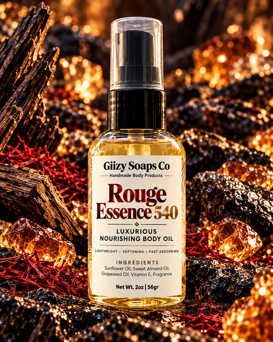 Aceite Corporal Lux Rouge Essence 540