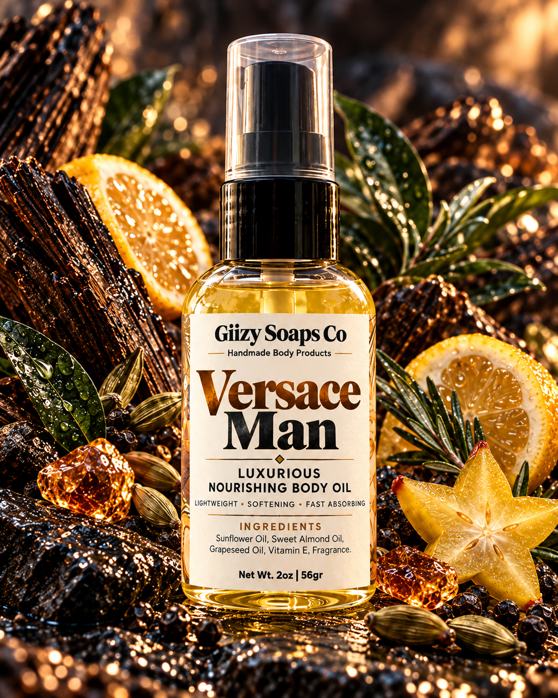 Aceite Corporal Versace Man