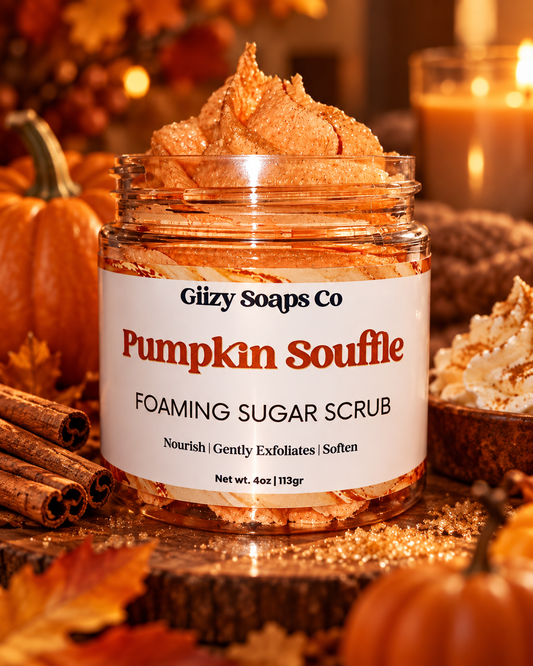 Pumpkin Souffle 🎃 Foaming Scrub