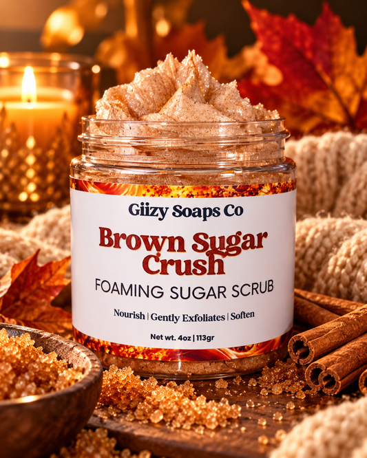Brown Sugar Crush Foaming Scrub 🤎🍯