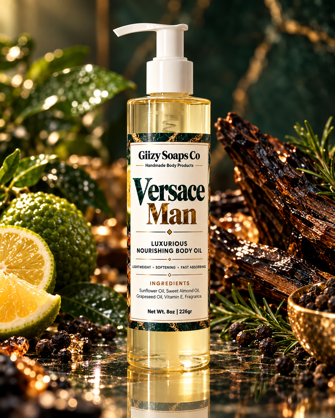 Aceite Corporal Versace Man