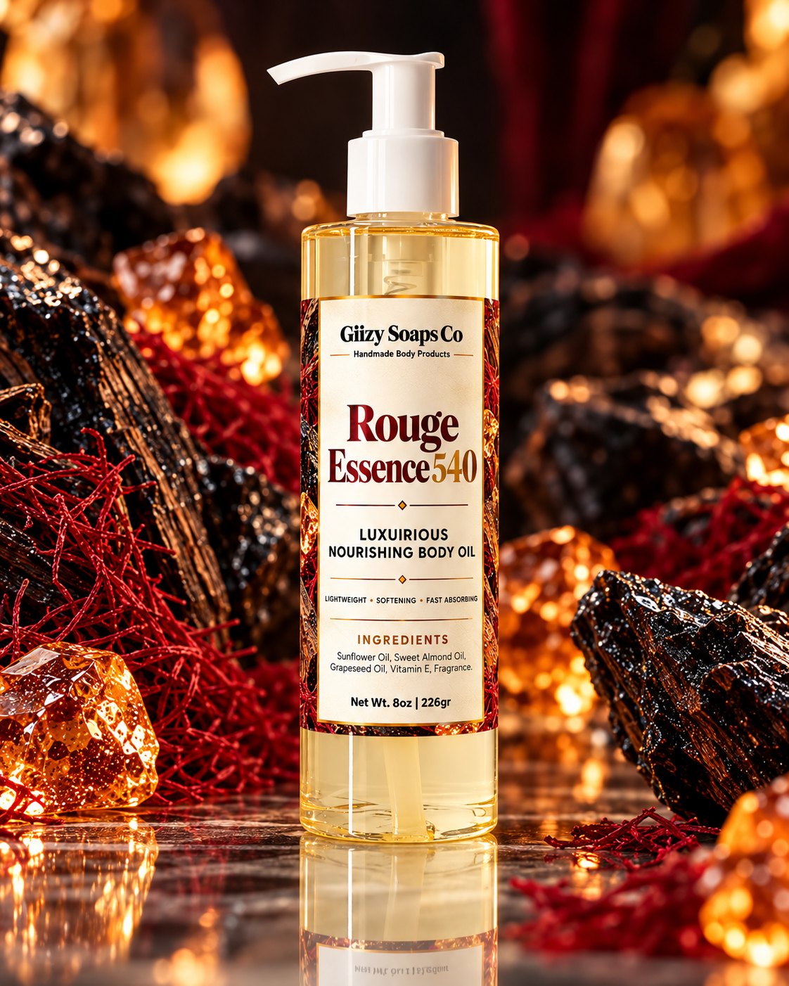 Aceite Corporal Lux Rouge Essence 540
