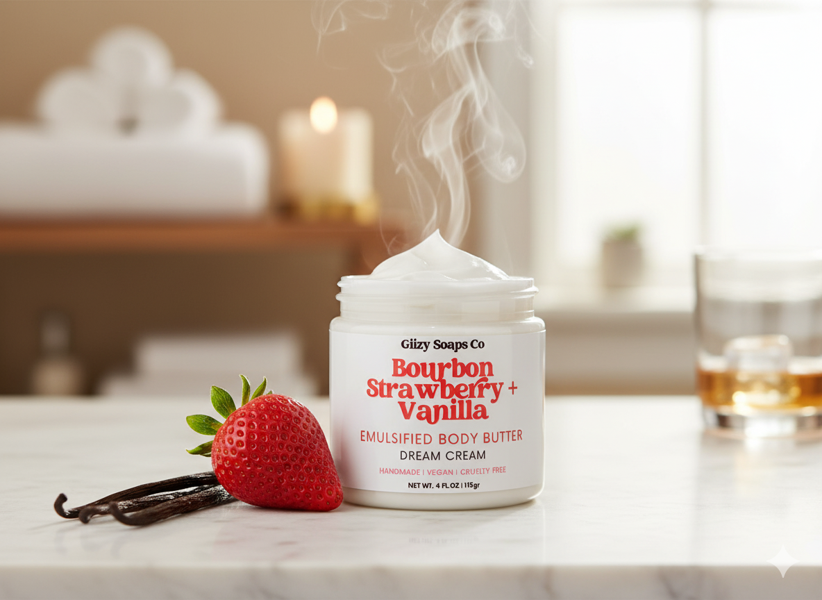 Bourbon Fresa + Vainilla - Mantequilla Corporal Emulsionada