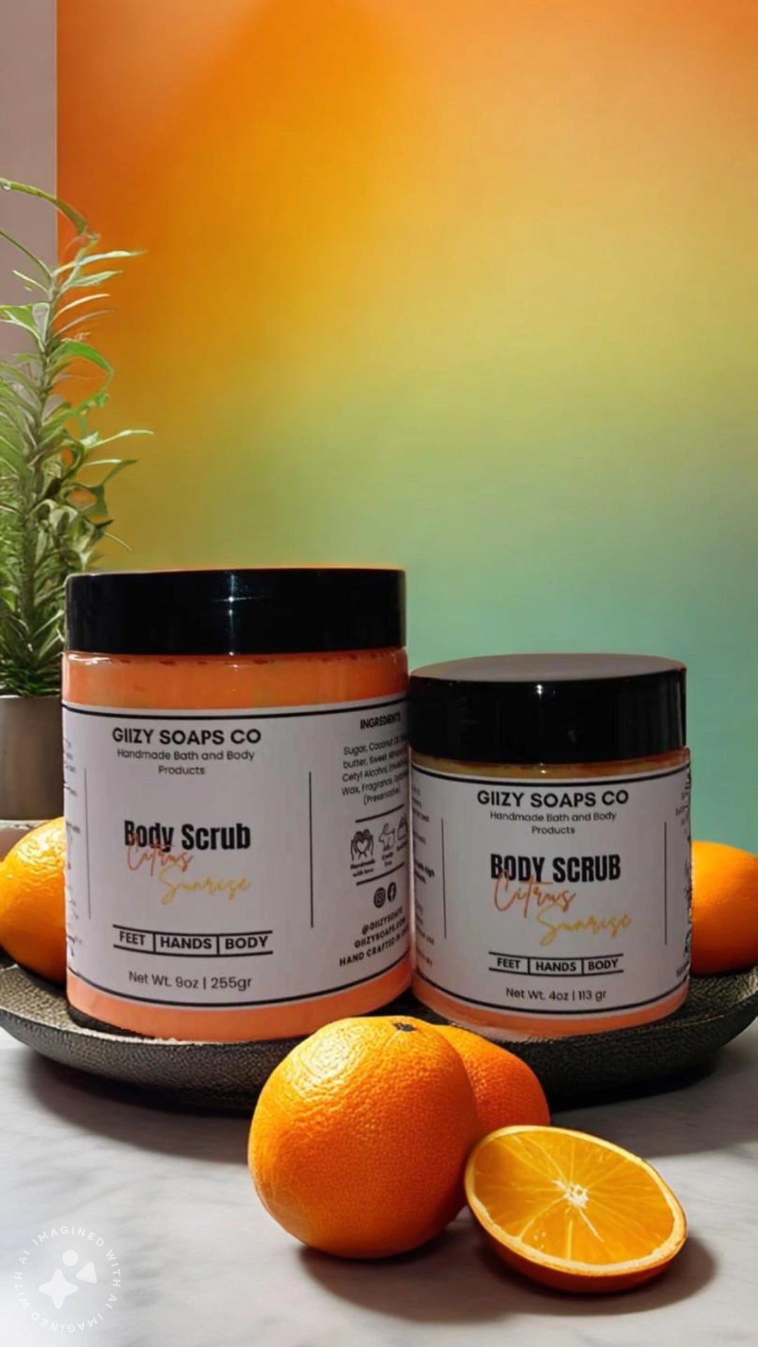 Volcano Citrus Sunrise Body Scrub