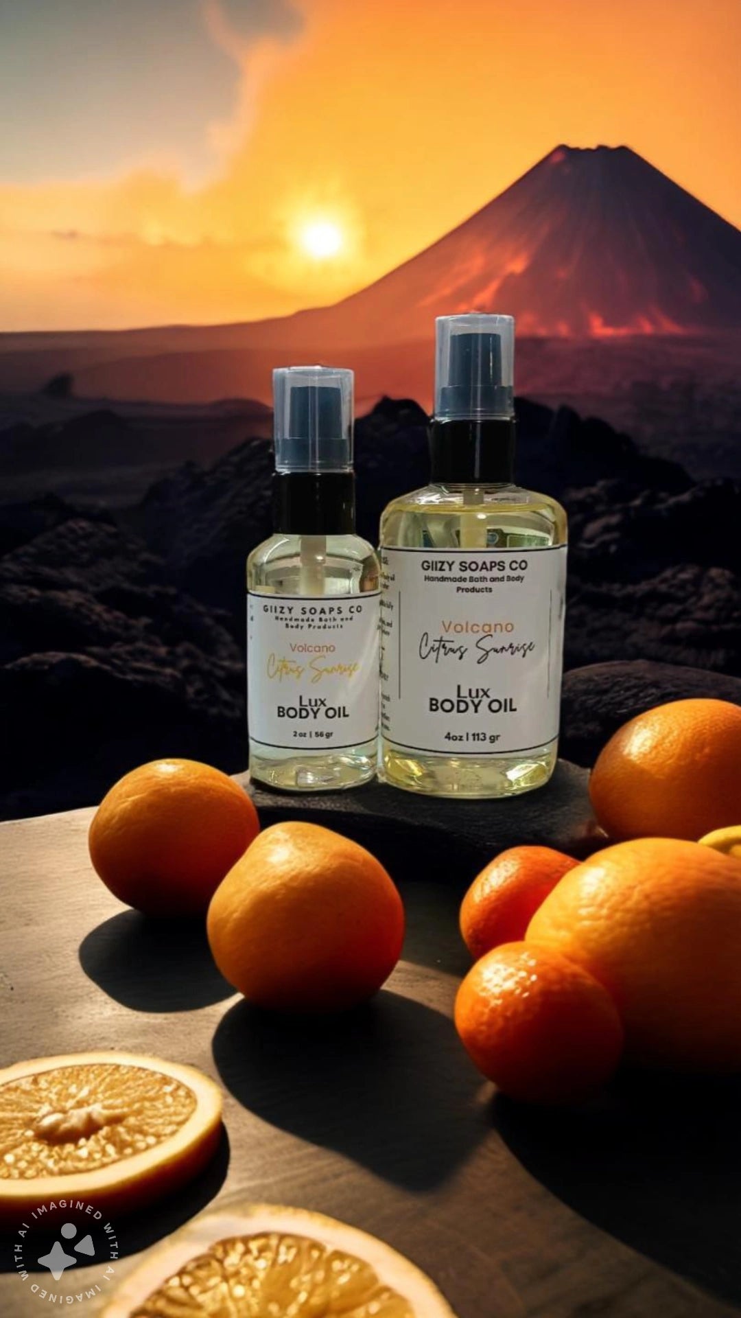 Volcano {Citrus Sunrise} Lux Body Oil