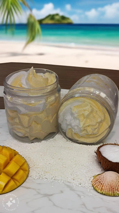 Pineapple, Coco & Mango Foaming Scrub