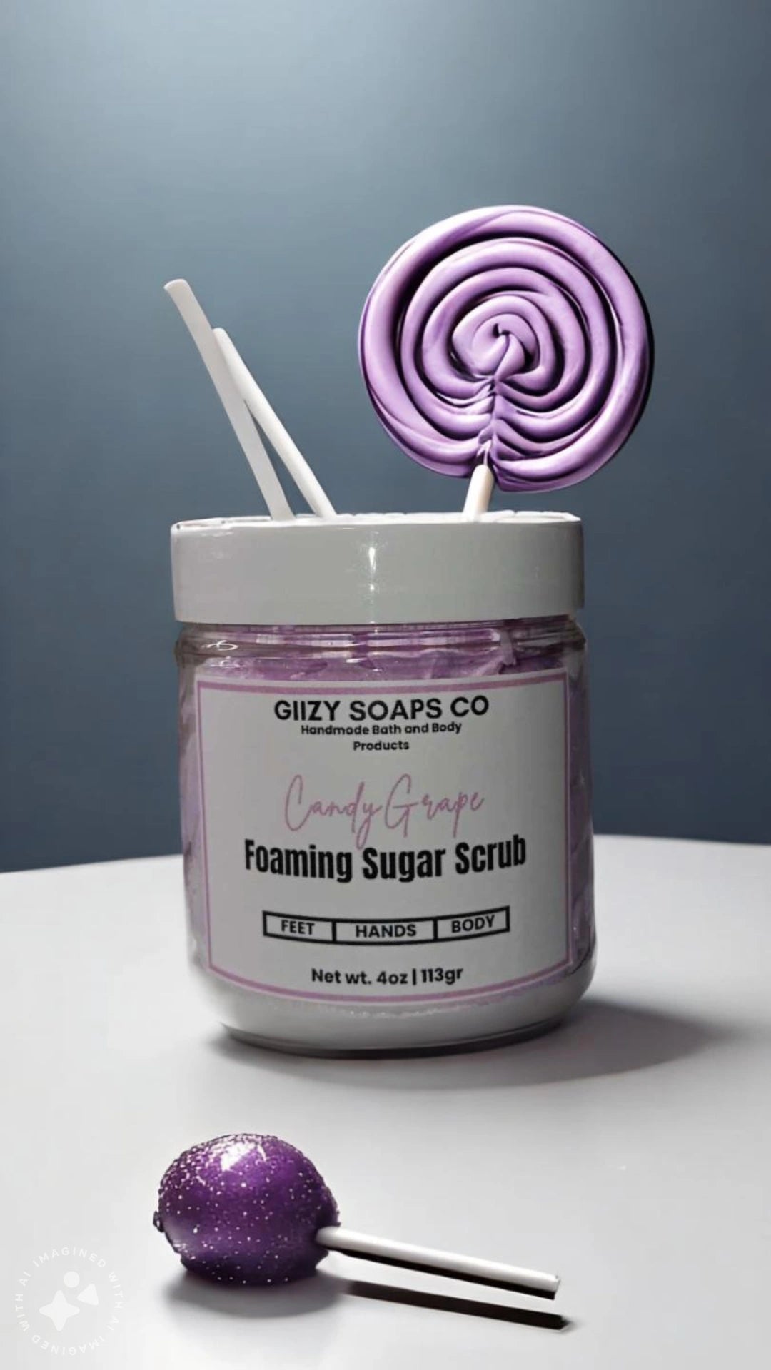 Candy Grape Foaming Scrub