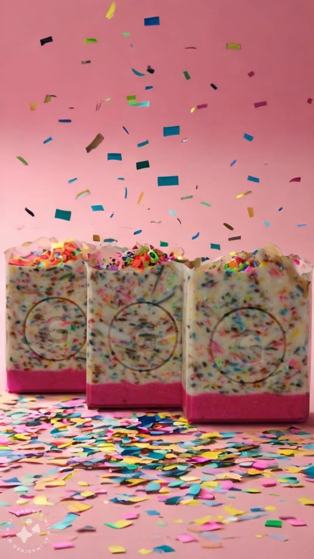 Birthday Cake Confetti Soap