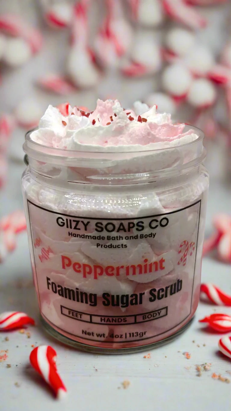 Peppermint Foaming Scrub