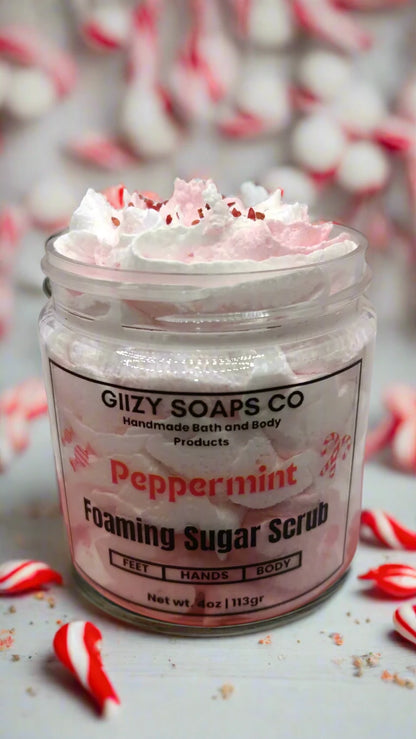 Peppermint Foaming Scrub