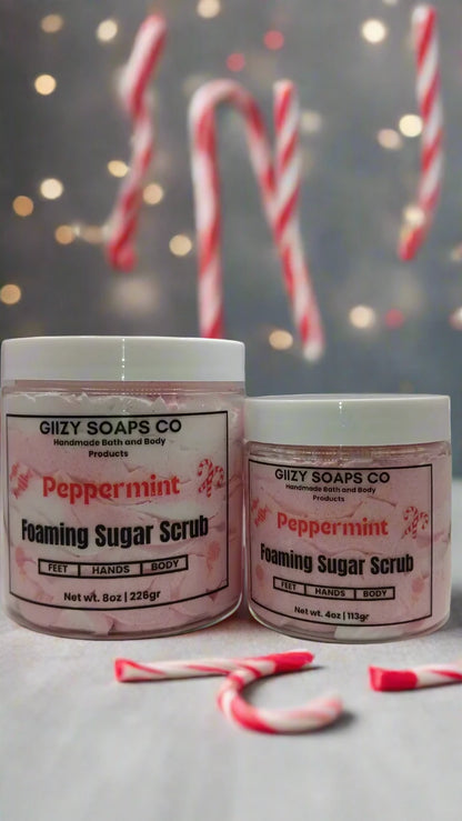 Peppermint Foaming Scrub