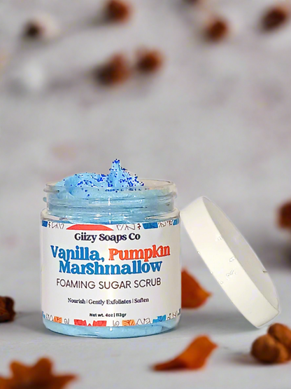 Vanilla Pumpkin Marshmallow Foaming Scrub