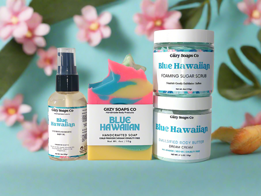 Blue Hawaiian – Bundle de Cuidado Personal & Kit 
