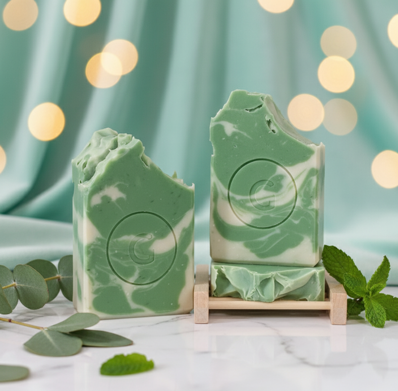 Jabón de Eucalipto y Menta Verde