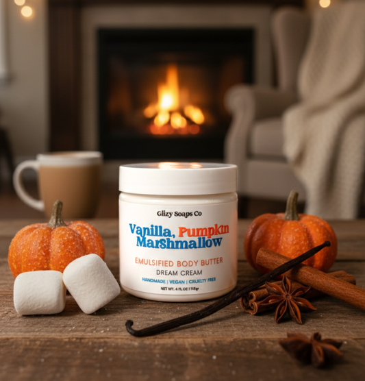 Vanilla Pumpkin Marshmallow Emulsified Body Butter