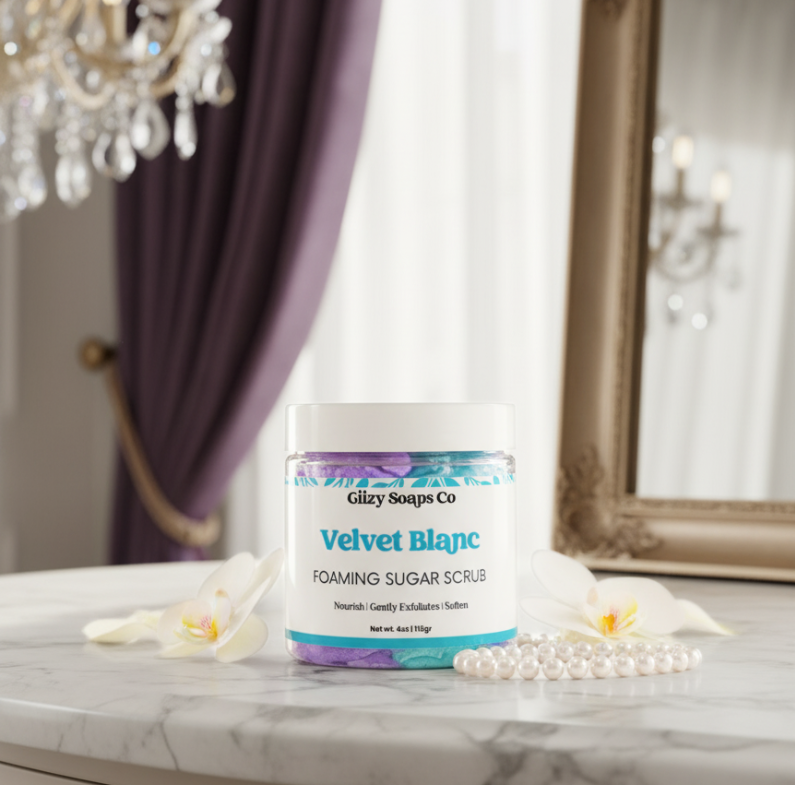 Velvet Blanc Foaming Scrub