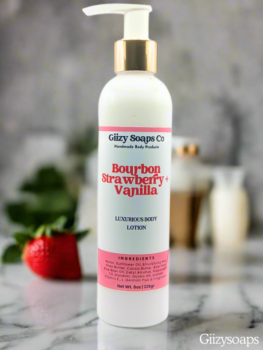 Loción Corporal de Bourbon Fresa + Vainilla