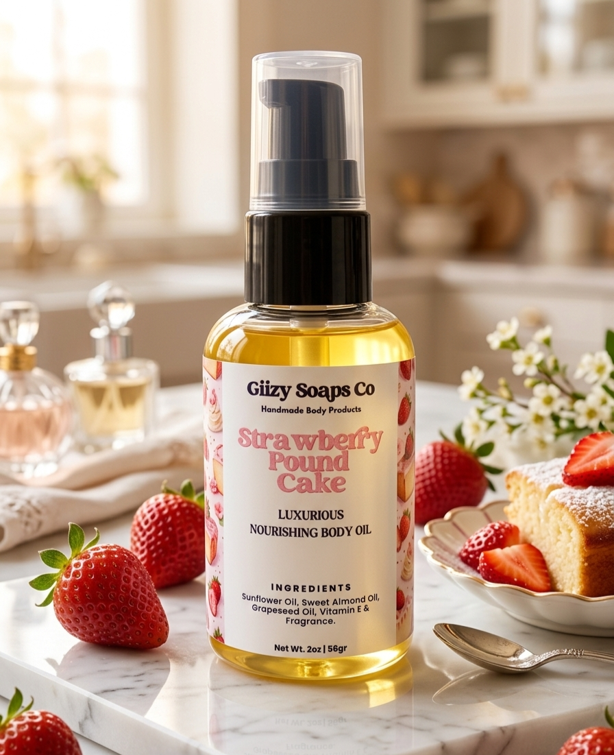 Strawberry Pound Cake Lux Body Oil