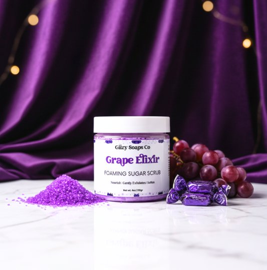 Grape Elixir Foaming Scrub