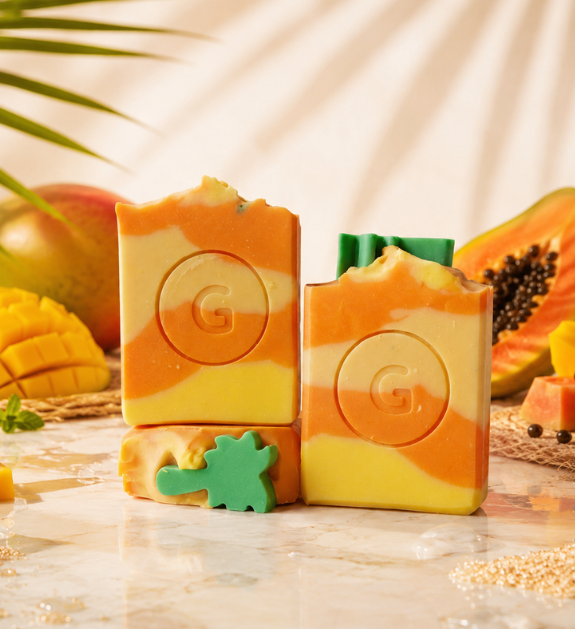 Juicy Papaya + Mango Soap